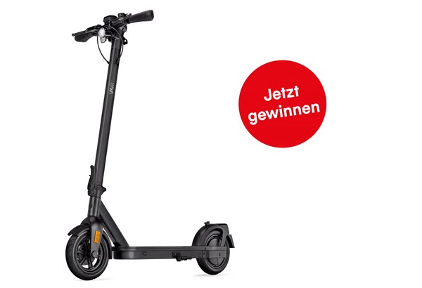 Gewinne mit etwas Glück einen E-Scooter 