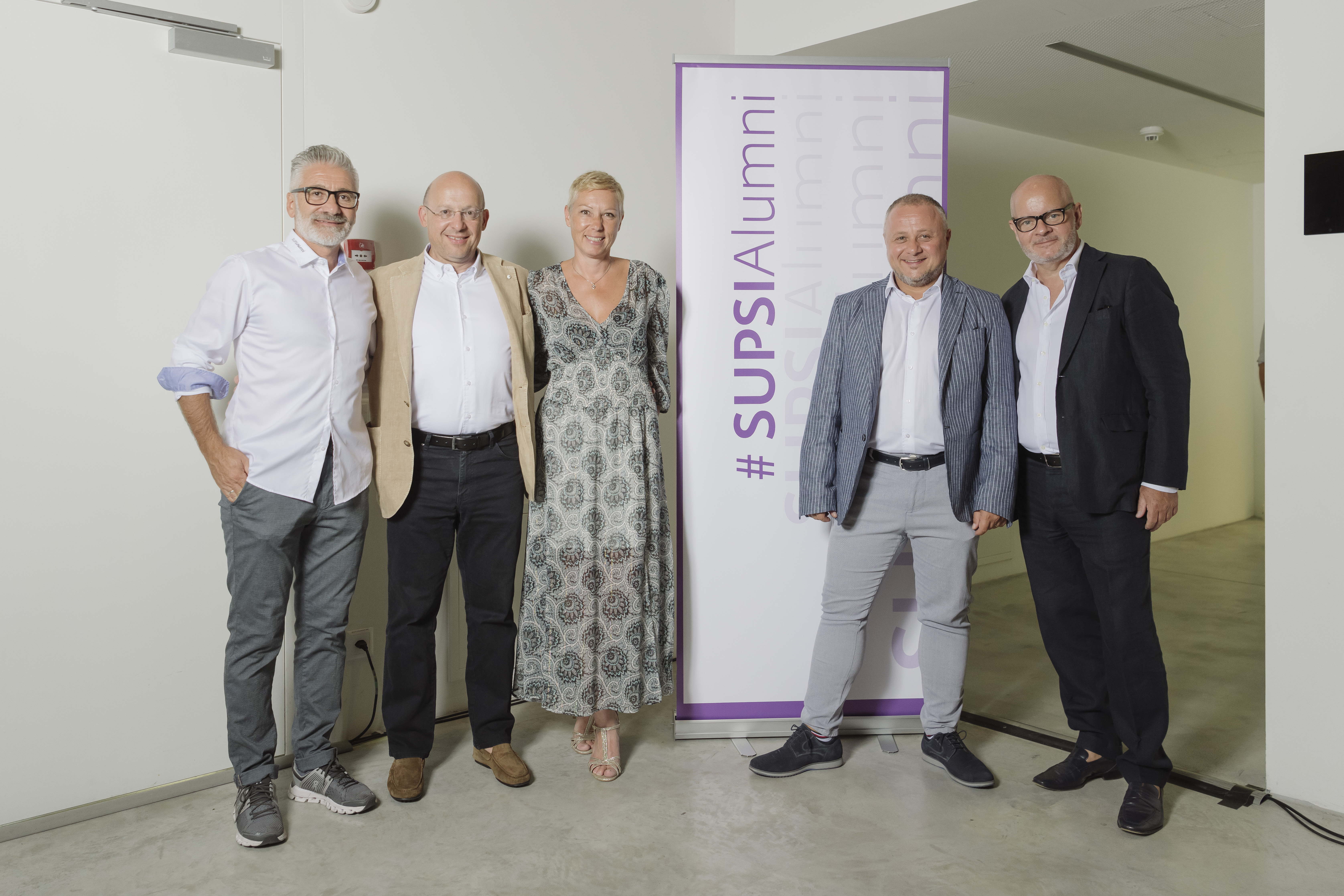 die Vertreter der SUPSI Alumni 