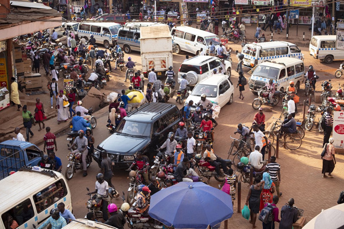 Der Verkehr in Uganda.