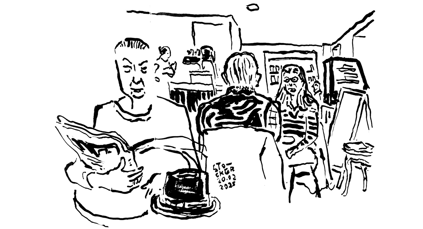 Die Werke von Illustrator Roland Burkart