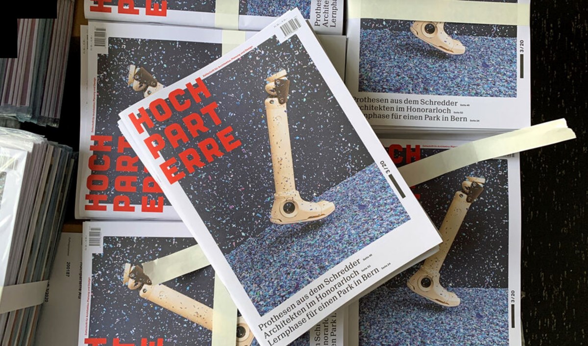 Das Circleg auf dem Cover vom Magazin Hochparterre