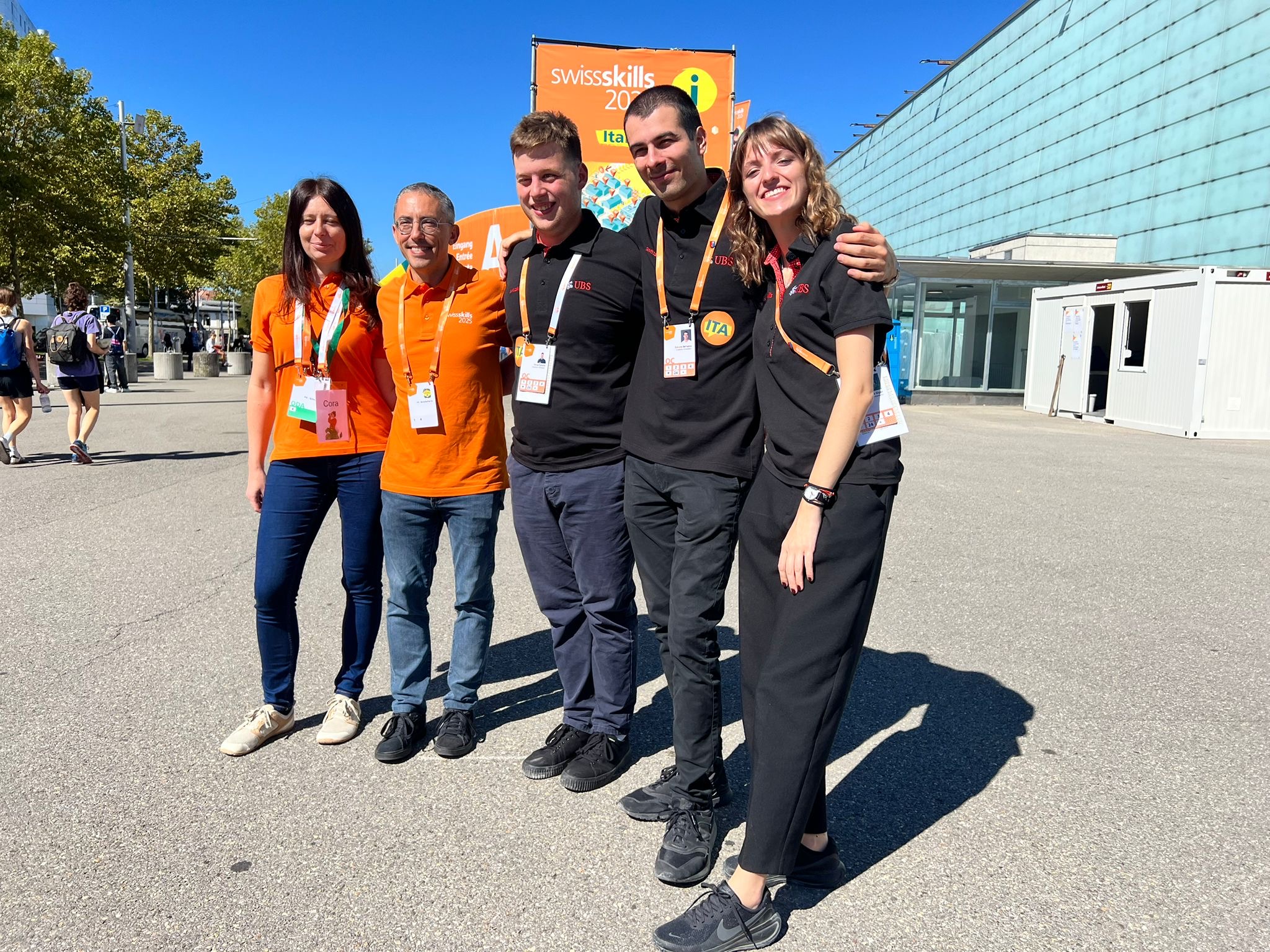 Für das Tessin im Einsatz u.a. Cora Veneziano sowie Andrea Muggiano inkl. SwissSkills Ambassadors