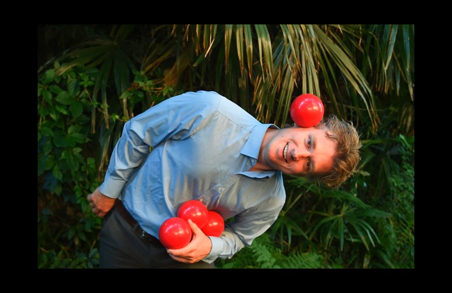 Kopfsache - das Jonglieren wie das Dolmetschen.