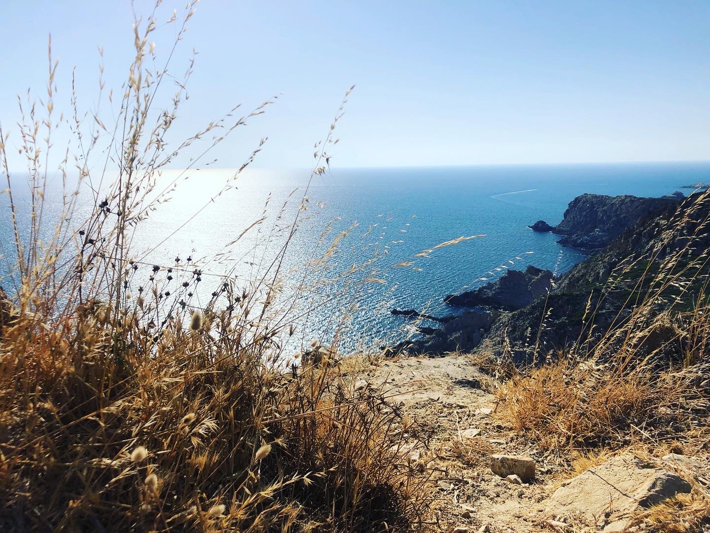 Nadia war in Calvi, Corsika 