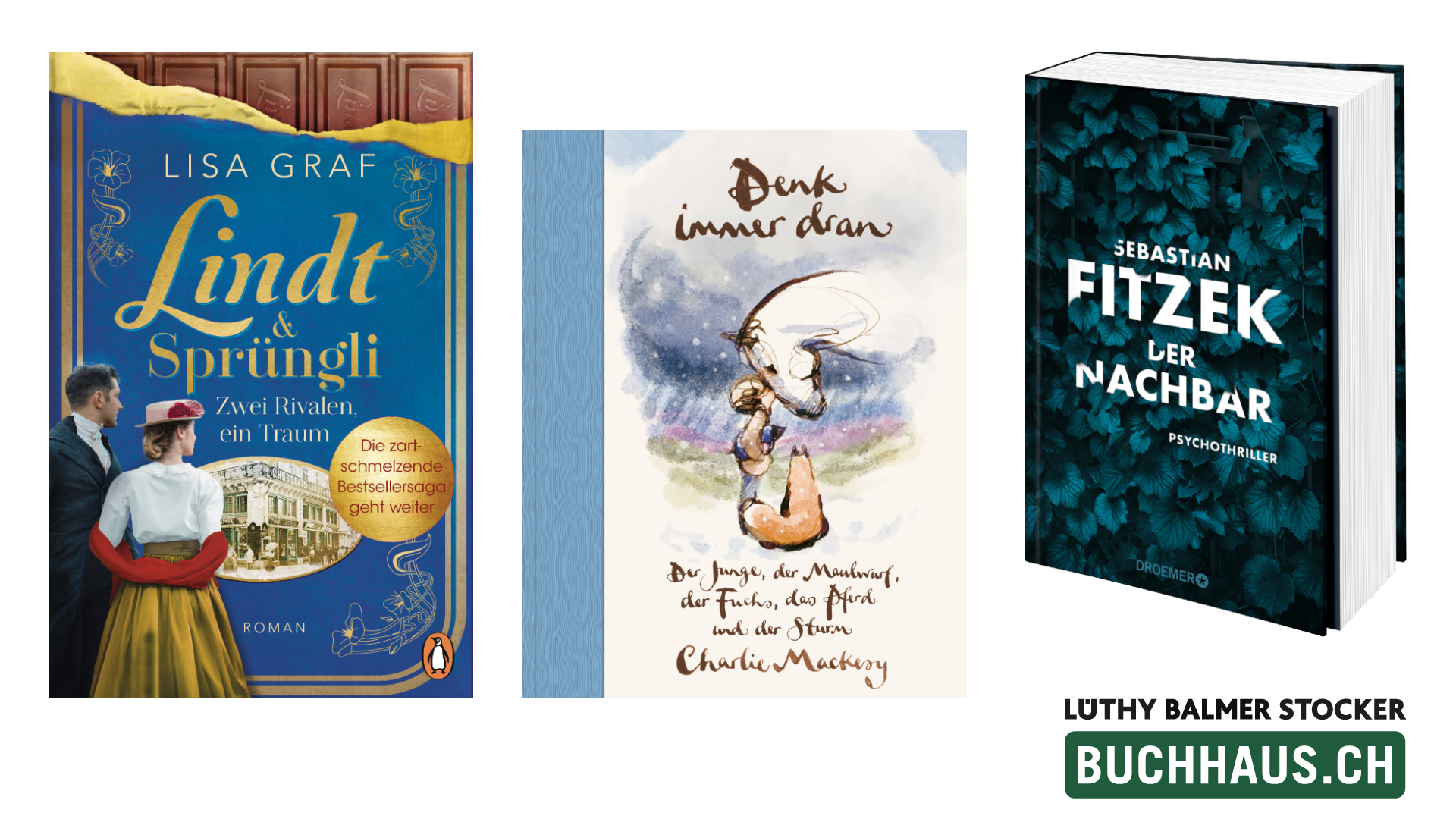 10 Büchergutscheine von Buchhaus.ch zu gewinnen + Top-3-Lesetipps 