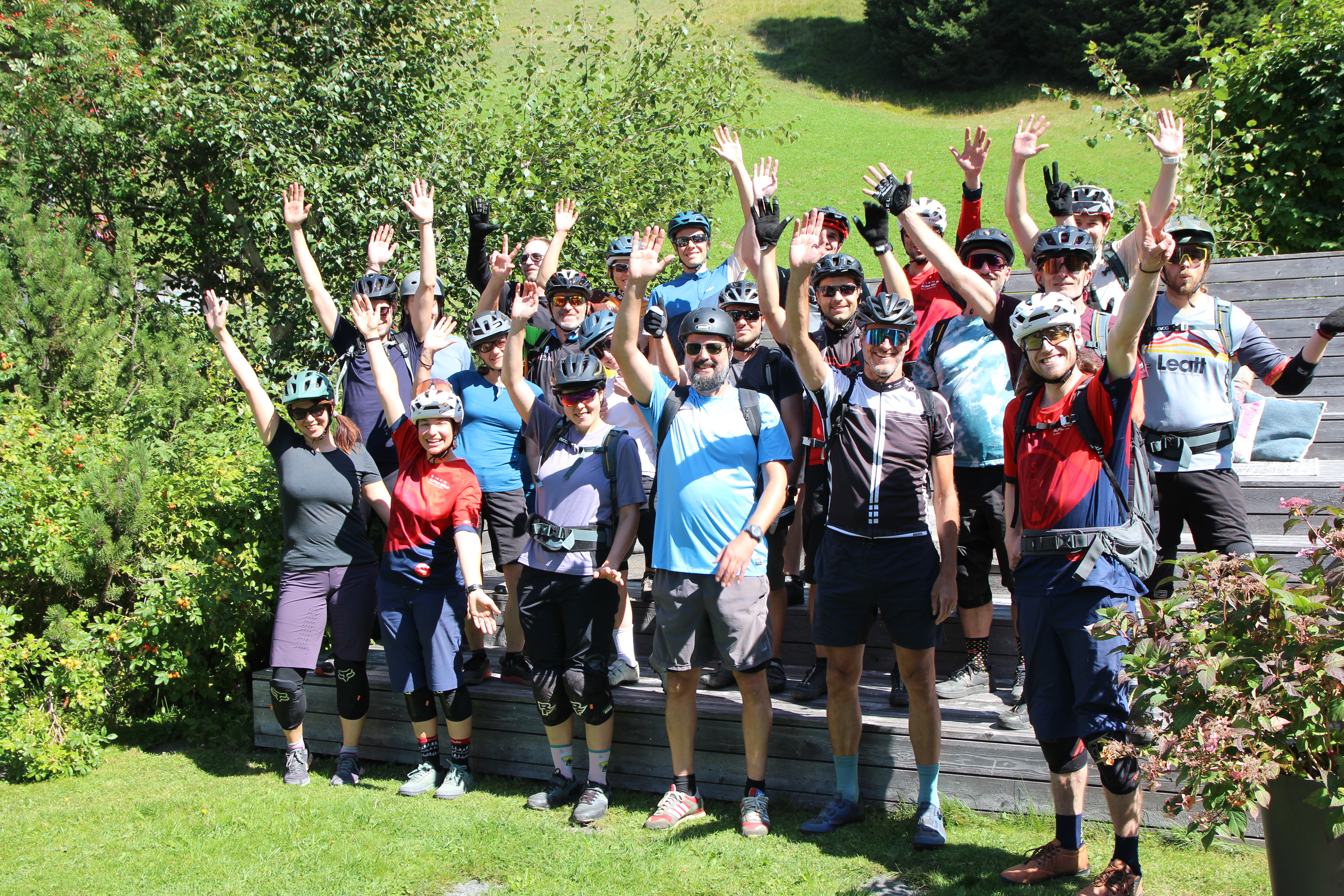 Erfolgreicher Bike-Day in Bündner Bergluft