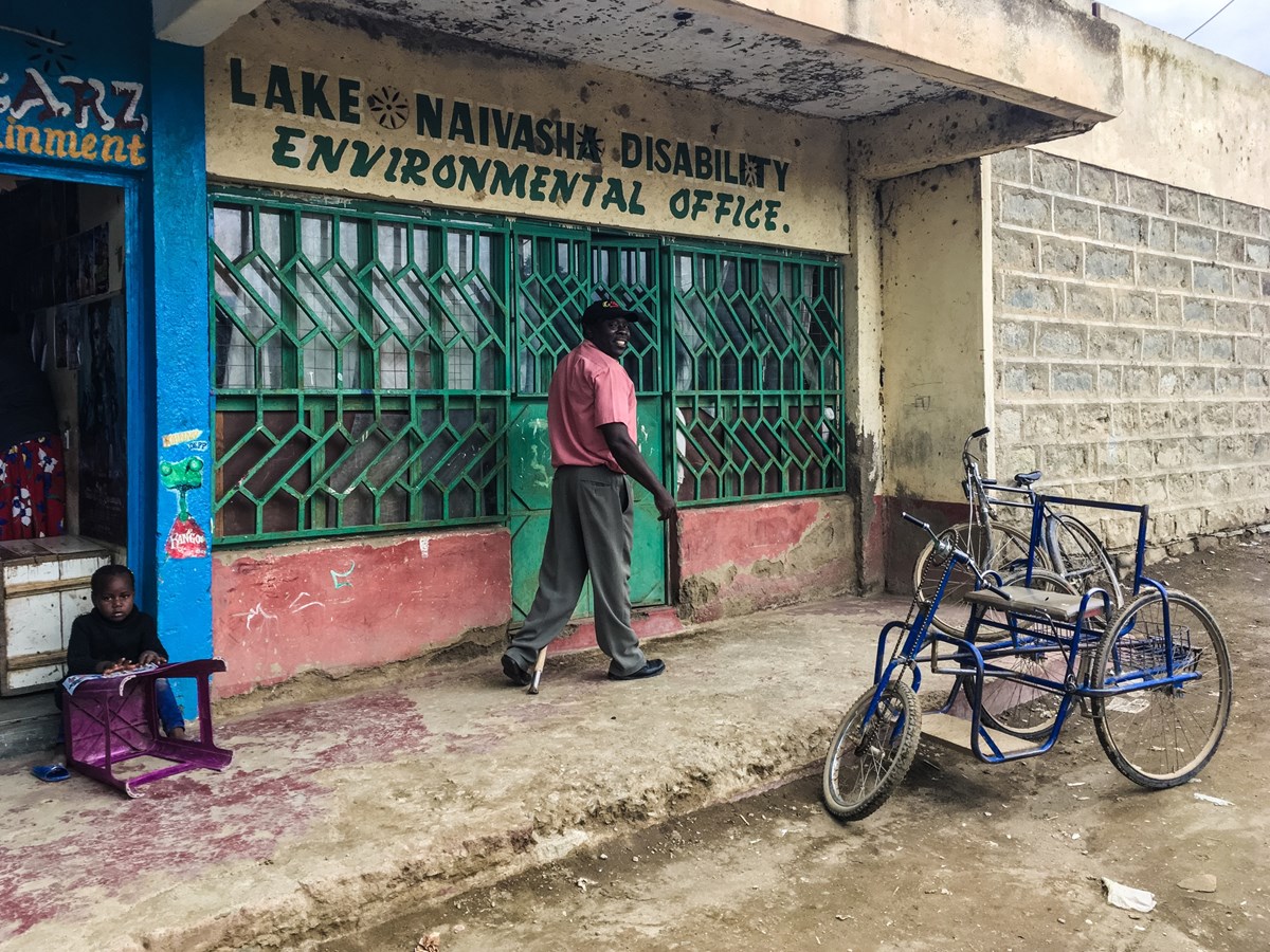 Besuch der Lake Naivasha Disability Environmental Group in Naivasha, Kenia