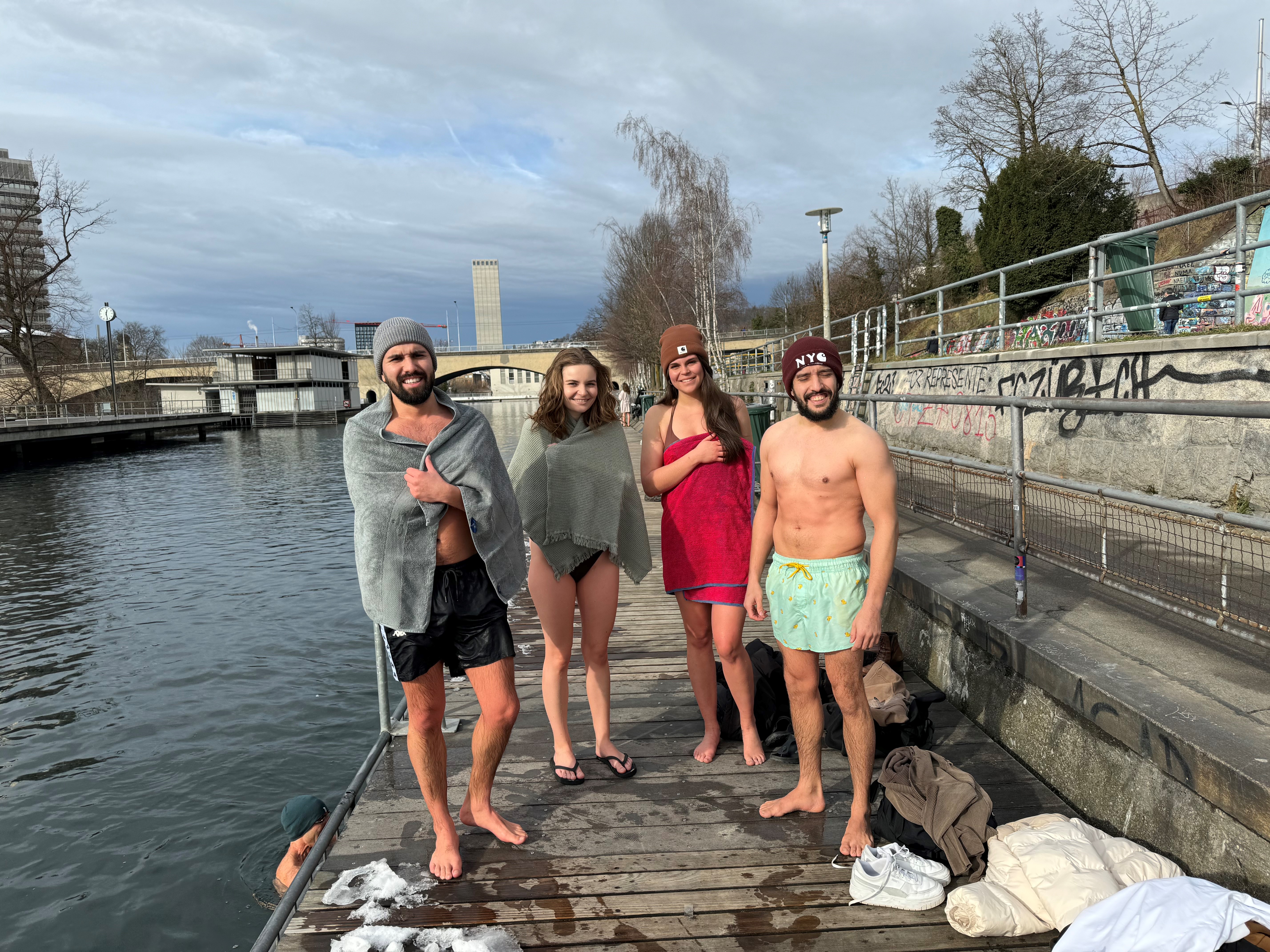 Der (metaphorische) Sprung ins kalte Wasser