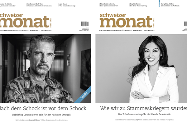 Der «Schweizer Monat» – das Debattenmagazin mit den wichtigen Themen 