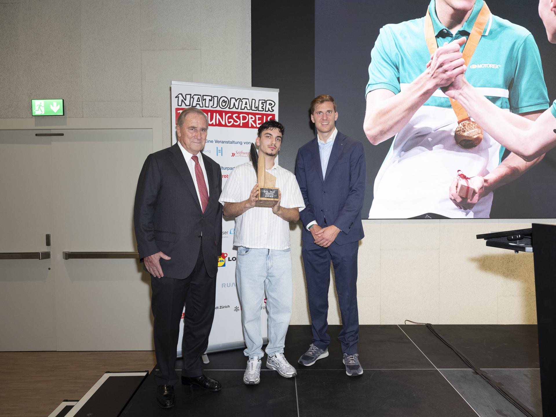 Walter Frey, Omer Ramadani, Lorenz Frey-Hilti (Emil Frey Gruppe)