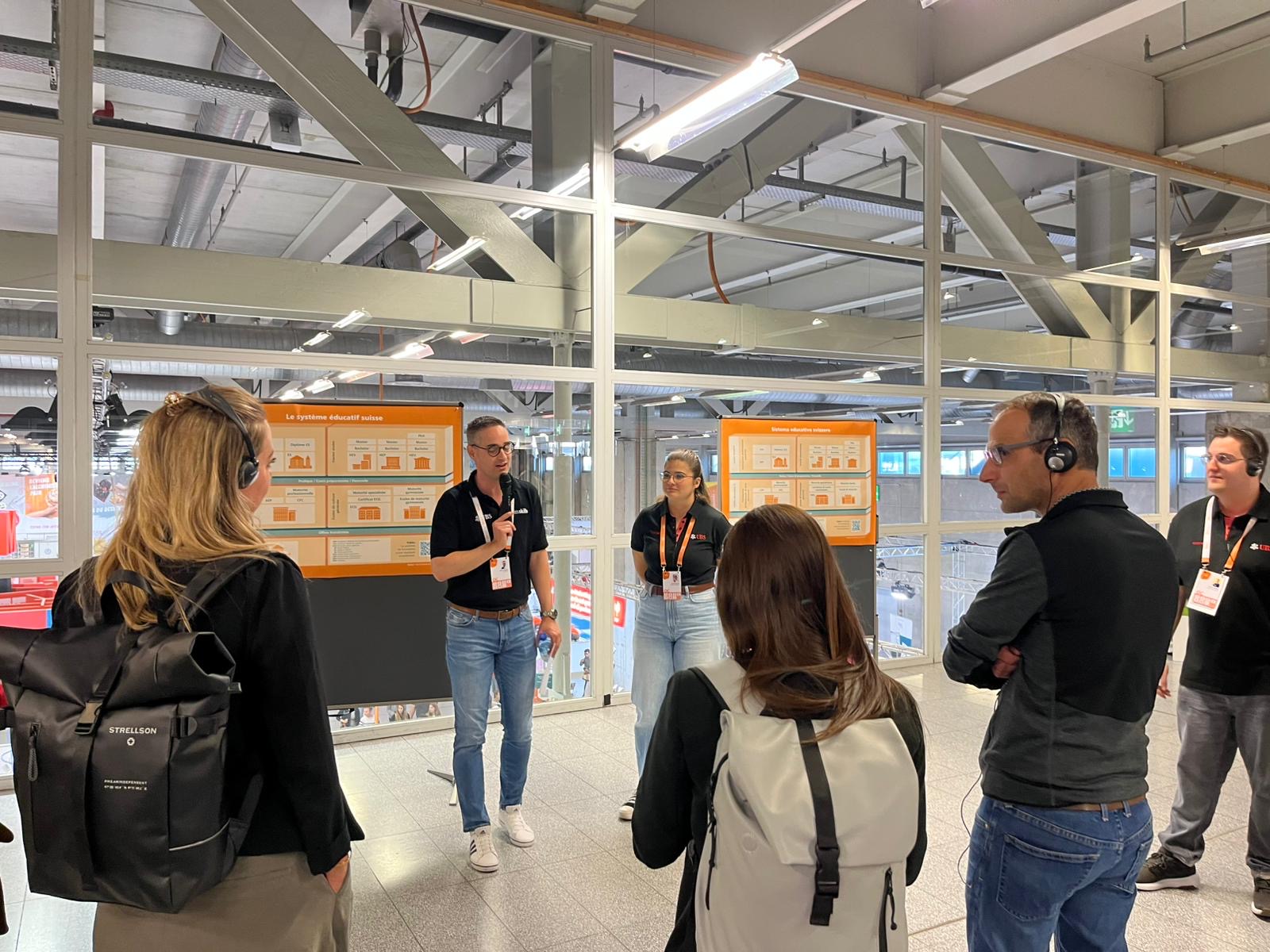 Alain Chapuis mit SwissSkills Ambassadorin