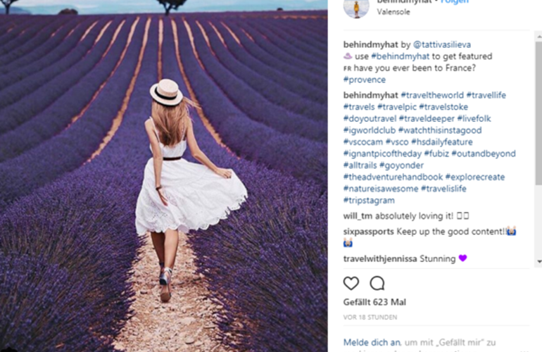 2. Lila soweit das Auge reicht.