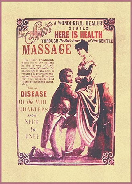 Werbeplakat für medizinische Behandlung